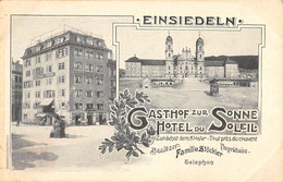 CPA SUISSE EINSIEDELN GASTHOF ZUR SONNE HOTEL DU SOLEIL - Einsiedeln