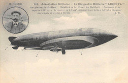 CPA AVIATION AEROSTATION MILITAIRE DIRIGEABLE LIBERTE - Aviateurs