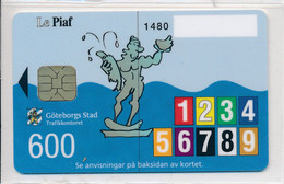 SUEDE GOTEBORG STATIONNEMENT PIAF . Orga 3 . 600u . 02/03  Ref B9 - PIAF Parking Cards