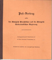 Postvertrag Zwischen Der Königlich Preußischen Und Der Königlich Niederländischen Regierung - Règlements Postaux