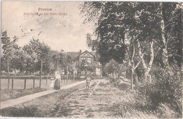 Ostseebad PREROW Darss Fischland Dorf Partie An Der Hafen Strasse Fast TOP-Erhaltung 20.7.1920 Infla Frankatur - Zingst