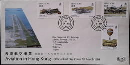 HONG KONG 1984.3.7  F.D.C - FDC