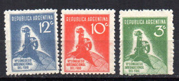 Serie Nº 351/3 Argentina - Unused Stamps