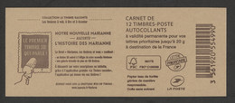 Carnet Marianne De Ciappa Et Kawena - Couverture Le Premier Timbre 3D Qui Parle ! - Ohne Zuordnung
