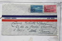 AW 9 CUBA BELLE LETTRE 1947  HAVANA  POUR  TROYES FRANCE  ++AFFRANC. PLAISANT - Posta Aerea