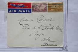 AW 9 CUBA BELLE LETTRE 1937 PAR AVION  HAVANA   POUR  TROYES   FRANCE  ++AFFRANC. PLAISANT - Storia Postale