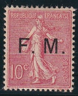 France FM N°4 - Neuf * Avec Charnière - TB - Francobolli  Di Franchigia Militare