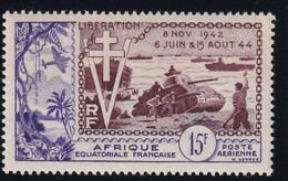 A.E.F. Poste Aérienne N°57 - Neuf ** Sans Charnière - TB - Neufs