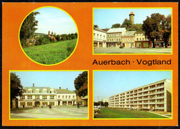 F8286 - Auerbach Kontakt Kaufhaus Neubauten Großplatte DDR Architektur - Bild Und Heimat Reichenbach - Auerbach (Vogtland)