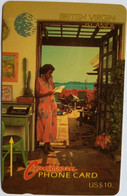 BVI Cable And Wireless US$10 13CBVA " Woman On Phone " - Jungferninseln (Virgin I.)