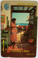 BVI Cable And Wireless US$10 13CBVB " Woman On Phone " - Jungferninseln (Virgin I.)