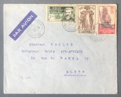 A.E.F. Divers Sur Enveloppe TAD BANGUI, Oubangui-Chari 12.2.1938 Pour Alger - (W1427) - Cartas & Documentos