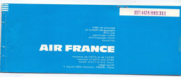 Ticket Luchtvaart Airplane - Air France - 1977 - Tickets