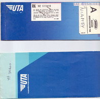 Ticket Luchtvaart Airplane - UTA  - 1978 - Tickets