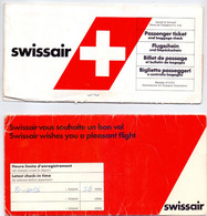 Ticket Luchtvaart Airplane - Swissair - - Biglietti