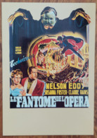 Carte Postale - Le Fantome De L'Opéra (The Phantom Of The Opera 1943) (film Cinéma Affiche) Nelson Eddy - Susanna Foster - Affiches Sur Carte