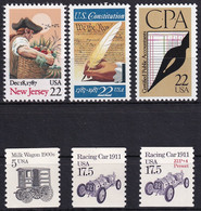 USA1987 MiNr. 1948 - 1952 USA1987 - Postfrisch/**/MNH - Neufs