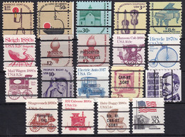 USA Lot Rollenmarken Mit Vorentwertung - Postfrisch/**/MNH - Rollen