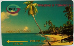 Trinidad And Tobago TT$30  2CTTE " Pigeon Point - Palm " - Trinidad En Tobago