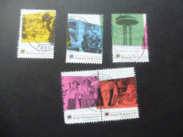 Belgique Belgie 2003 Oblitéré Gestempelt  3213/3217 Mooie Centrum Beau Centrage Cinema Film - Used Stamps