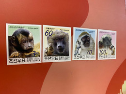 Korea Stamp Imperf Monkey MNH - Corea Del Nord