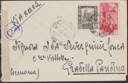 419 Colonie Italiane - Storia Postale  1942, Lettera Posta Militare Per Gradella Pandino, Affrancata Con Libia 50 C. + P - Otros & Sin Clasificación