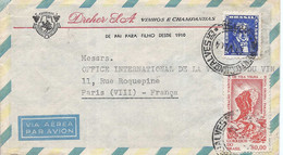 Brazilie  Luchtpostbrief Met 2 Zegels (7130) - Lettres & Documents