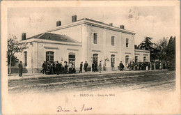 Pézenas Gare Du Midi Station Hérault 34120 N°9 Cpa Voyagée En 1904 Dos Non Divisé En TB.Etat - Pezenas