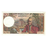 France, 10 Francs, Voltaire, 1964, K.103, TTB+, Fayette:62.10, KM:147a - 10 F 1963-1973 ''Voltaire''