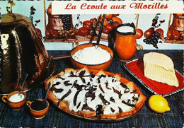 ►  CPSM  Recette Croute Aux Morilles Beurre Citron Farine Raisin Cuivre - Recettes (cuisine)
