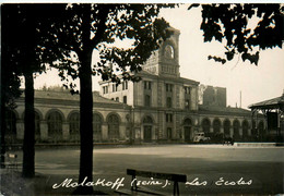 Malakoff * Carte Photo * La Place Et Les écoles * Groupe Scolaire - Malakoff