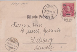 FUNCHAL ! COLONIE PORTUGAISE - 1903 - CARTE => DELEMONT (SUISSE) - Funchal