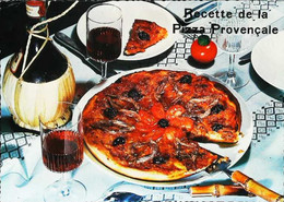 ►  CPSM Recette  Pizza Provençale  Bouteille Chianti - Recettes (cuisine)
