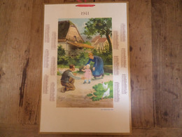 Calendrier 1941 Grand Format 310x456 Mm - Carton - Parfait état - Grand Format : 1941-60