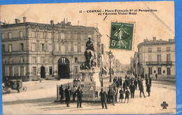 16 -  Charente - Cognac - Place Francois 1er Et Perspective De L'Avenue Victor Hugo (N8059) - Cognac