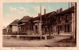 N°29962 Z -cpa Tremblay Les Gonesse -la Poste Et Les écoles- - Tremblay En France