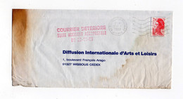 !!! COURRIER RETARDE SUITE ACCIDENT AEROPOSTALE DU 29/1/1988 A BLAGNAC - Cartas Accidentadas