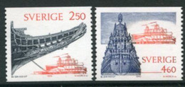 SWEDEN 1990 New Vasa Museum MNH / **.   Michel 1607-08 - Unused Stamps