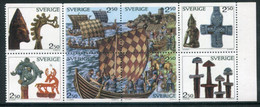 SWEDEN 1990 The Viking Age MNH / **.   Michel 1592-99 - Unused Stamps