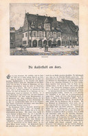 A102 1160 Goslar Kaiserworth Erzbergwerk Rammelsberg Harz Artikel / Bilder 1892 !! - Sonstige & Ohne Zuordnung