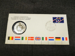 FRANCE FDC Enveloppe NUMISMATIQUE Pièce Election Assemblée Parlement Européen 1979 - Collection Timbre Monnaie De Paris - 1970-1979