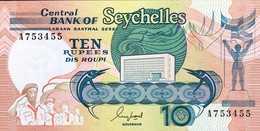 Seychelles 10 Rupees, P-33 (1989) - UNC - Seychelles