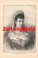 A102 1190 Kaiser Alexander Und Kaiserin Von Russland Artikel / Bilder 1888 !! - Politica Contemporanea