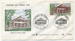 CÔTE D'IVOIRE - Env FDC - 35F Journée Du Timbre 1974 - Bureau De Grand-Lahou - 17 Mai 1974 - Abidjan - Ivory Coast (1960-...)