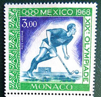 MONACO, Hockey, Jeux Olympiques Yvert PA 92** (neuf Sans Charnière. MNH) Mexico 1968 - Verano 1968: México