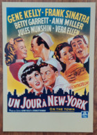 Carte Postale - Un Jour à New-York (On The Town - 1949) (film Cinéma Affiche) Gene Kelly - Frank Sinatra - Affiches Sur Carte
