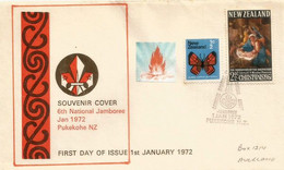 PUKEKOHE (Auckland) Scout National Jamboree 1972.  , Letter - Storia Postale