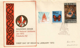 PUKEKOHE (Auckland) Scout National Jamboree 1972.  , Letter - Briefe U. Dokumente
