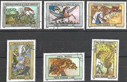 Lot De 6 Timbres Oblitérés, POSTA ROMANA; TABLEAUX, Roumanie - Sonstige & Ohne Zuordnung