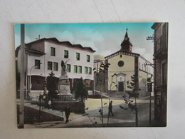 S. Angelo Del Pesco Piazza Dei Caduti - Isernia  Animata Tabacchi -  CARTOLINA  Viaggiata - Altri & Non Classificati